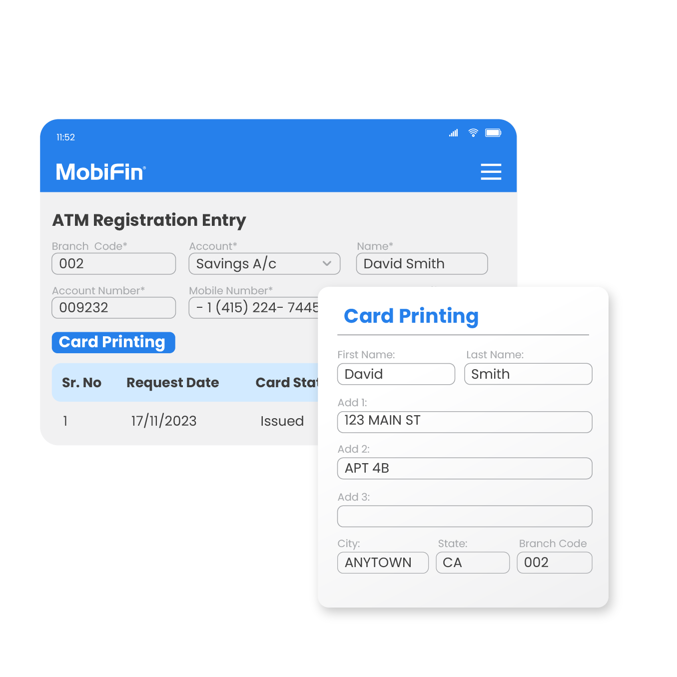 Retail - Card management