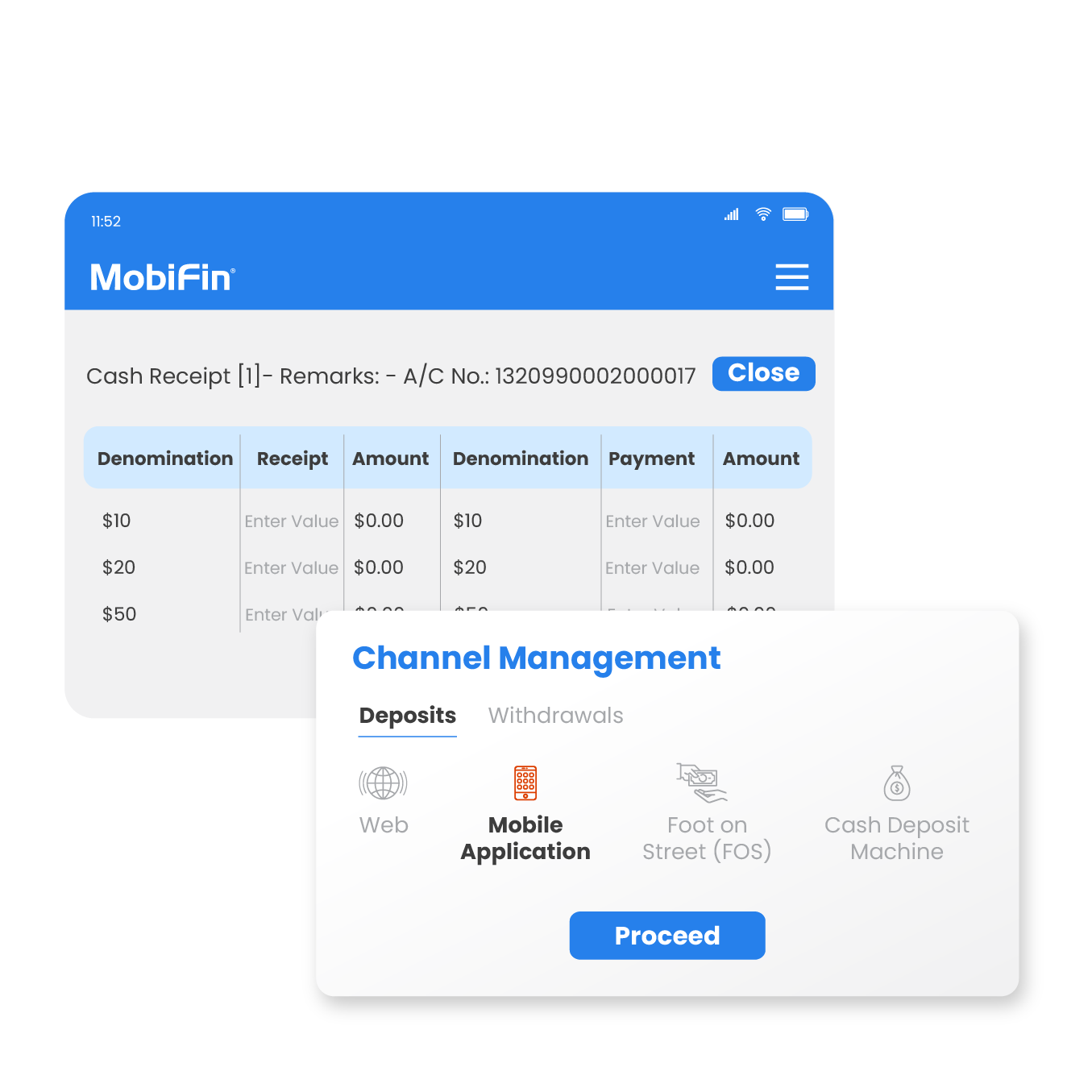 Retail - teller operations and branch banking